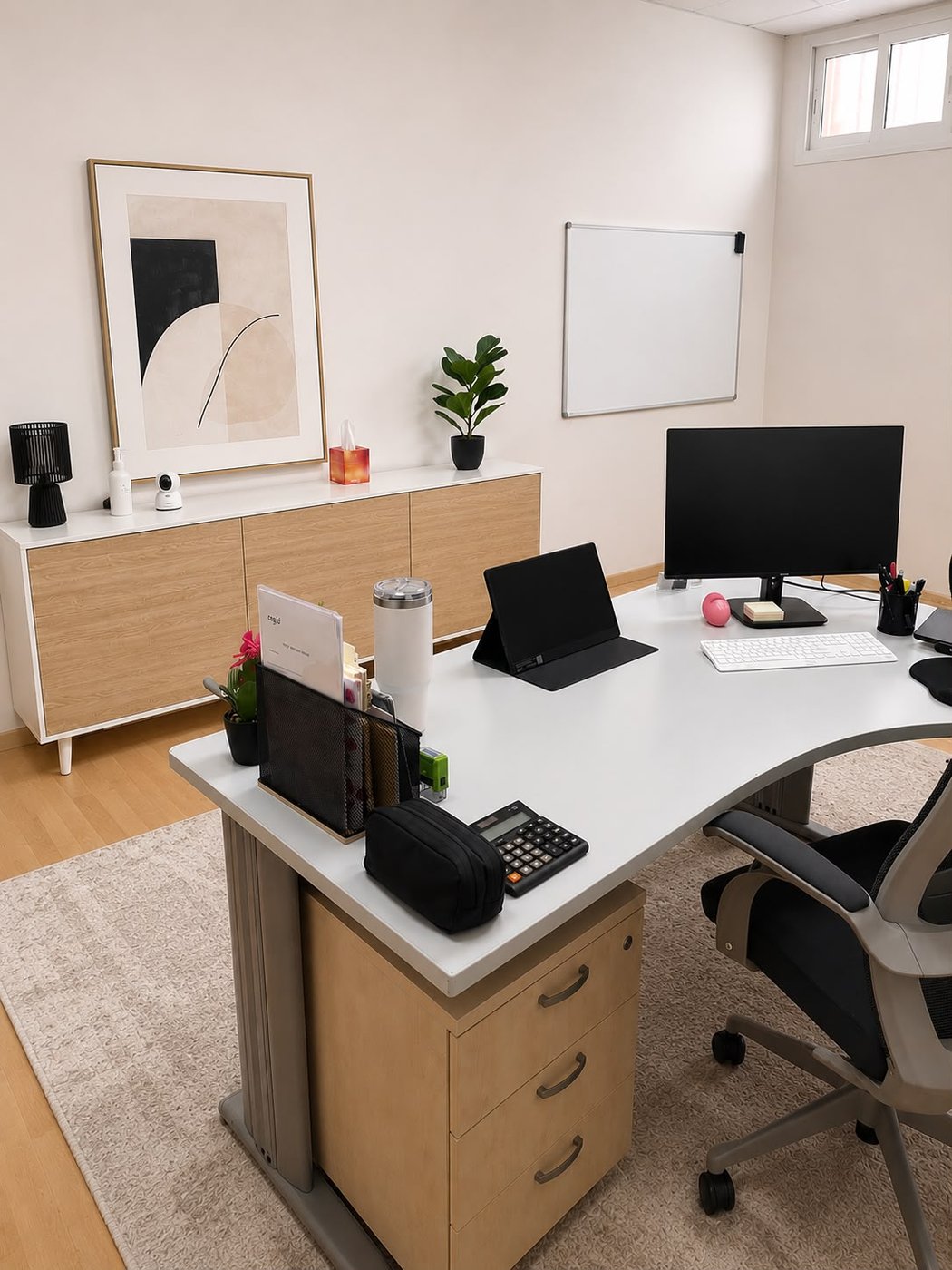 Despacho de TAXWISE en Reus — mesa de trabajo de Laia
